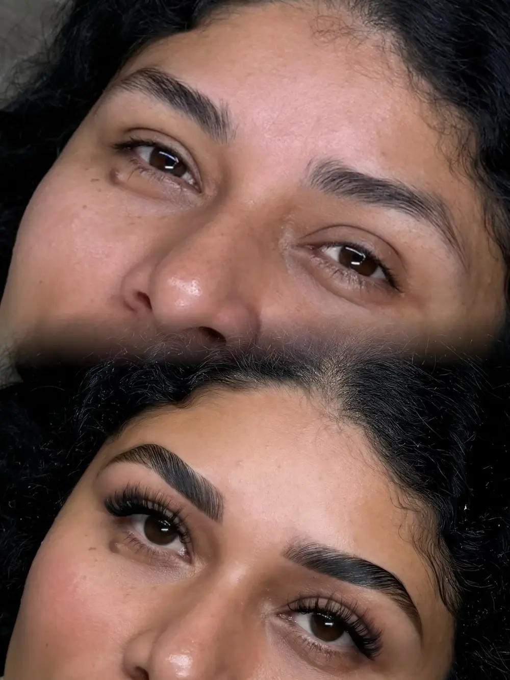 Eyebrows Before & After